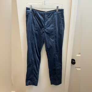Anthropologie Womens Blue Corduroy Pants Size 4